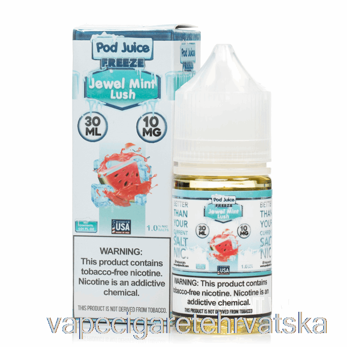 Vape Hrvatska Freeze Jewel Mint Lush - Mahuna Sok - 30ml 35mg